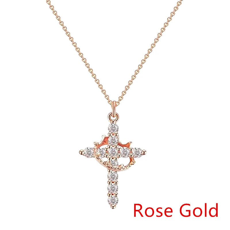 Crown Cross Necklace™