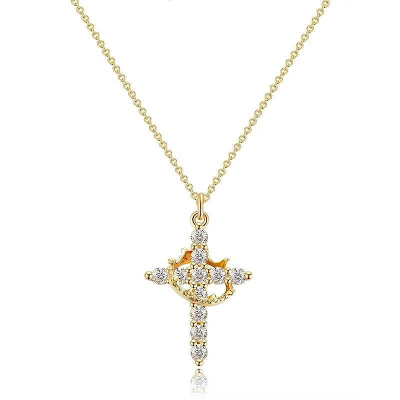 Crown Cross Necklace™