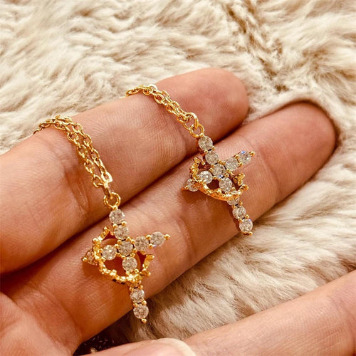Crown Cross Necklace™